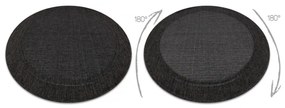 Kusový koberec Dimara čierny kruh 200cm