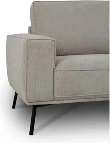 Sivobéžová ženilková rohová pohovka (pravý roh/do L) Amsterdam – Scandic