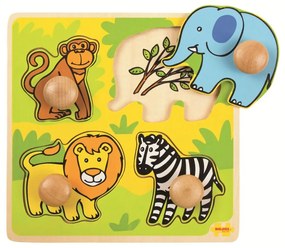 Bigjigs Toys môj prvý vkladacie puzzle safari