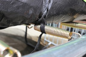 Garden Line 8FT 252 CM TRAMPOLÍNA S REBRÍKOM A BEZPEČNOSTNOU SIETOU *7628