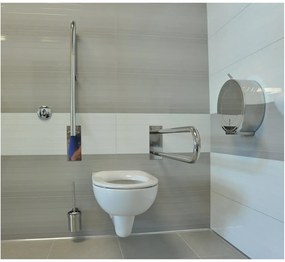Nástenné madlo do kúpeľne z nehrdzavejúcej ocele 62 cm Handicap U – Sapho