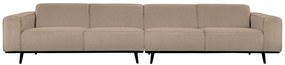 BePurehome Statement XL 372 cm latková sedačka - Svetlohnedá