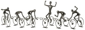 6 ks dekoratívnych sošiek cyklistov pretekárov S - 15 * 5,5 * 14 cm