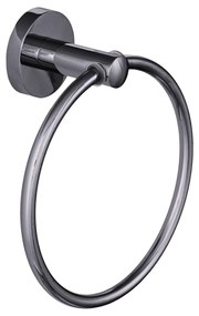 Gamma Roy, okrúhly držiak na uteráky, grafitová, GMA-UR-ROY-GM
