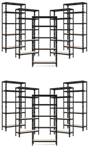 Trestles Balíček 10xSUPER HIT - Policový regál 1800x900x600 Farba: modrá