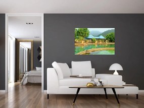 Obraz - Shanghai hotel park (90x60 cm)