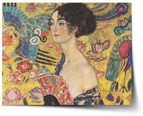 Sablio Plagát Dáma s vejárom - Gustav Klimt - 60x40 cm