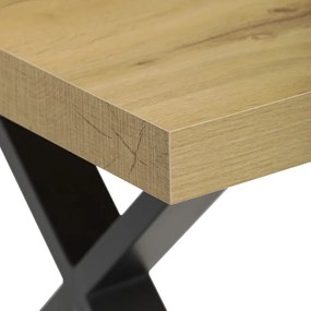 Autronic BONTEC Jedálenský stôl 180x90cm, lamino, sivý dub, HT-R5316 GREY Farba: Šedá