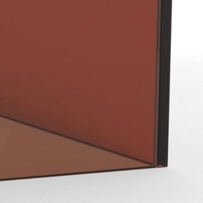 Hnedé sklenené konferenčné stolíky v súprave 2 ks 50x50 cm Dice – Actona