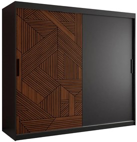 Skriňa Malakka 200 čierna