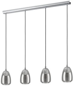 Eglo 98616 - Luster na lanku ALOBRASE 4xE27/40W/230V