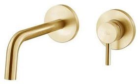 Paffoni - Umývadlová batéria pre podomietkovú inštaláciu LIGHT, kartáčované zlato