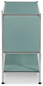 Kovová odkladacia skrinka »CN3« s 1 výklopným priečinkom, šalviová