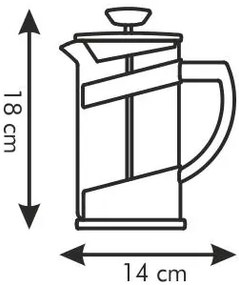 Tescoma TEO 646632.00 - Kanvica na čaj a kávu TEO 0.6 l