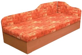Jednolôžková posteľ (váľanda) 80 cm Eda 4/2 (s pružinovým matracom) (P). Vlastná spoľahlivá doprava až k Vám domov. 774115