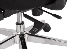 Kancelárska ergonomická stolička Neoseat ALLY WHITE — čierna / biela, nosnosť 150 kg