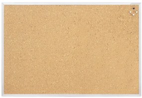 Korková tabuľa Magnetoplan 120 x 90 cm, hliník