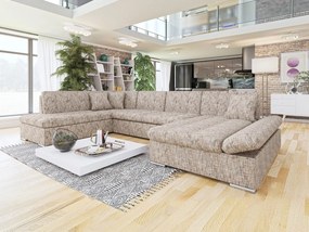 Rohová sedacia súprava Genero Premium, Dostupné poťahy: Tracy 211.01, Strana: Pravá - U