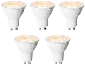Sada 5 GU10 3-krokovo stmievateľných LED žiaroviek 6W 430 lm 2000 - 6000K