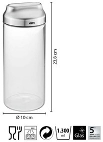 Gefu dóza na potraviny Kippo 1300 ml