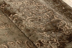 Koberec OMEGA LUMIER koniak hnedý / zelený