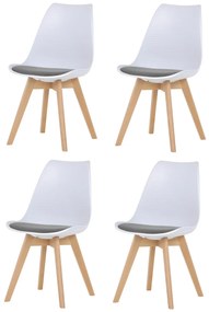 Sada jedálenských stoličiek CT-X7056 GREY, 4 ks
