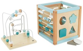 Bieco - Motorická kocka s labyrintom XXL - lesné zvieratká