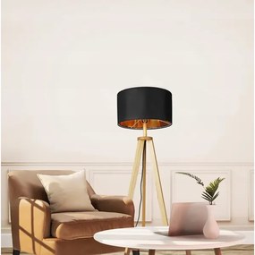 Stojacia lampa 1xE27/40W/230V čierna