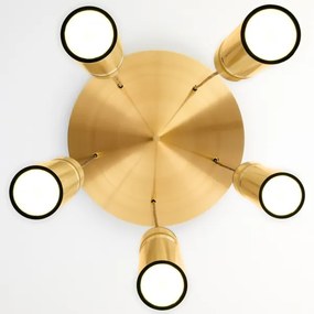 Jupiter 2020 - Luster na lanku ALAS 5xGU10/10W/230V zlatá