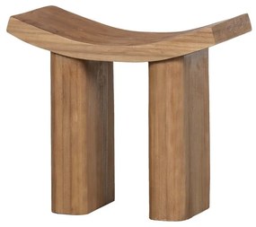 Stolička z masívu paulovnie v prírodnej farbe Japan – BePureHome