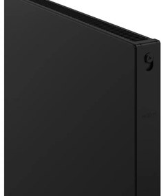 Mexen Flat CF11, panelový radiátor 600 x 1800 mm, bočné pripojenie, 1410 W, čierna, W411F-060-180-70