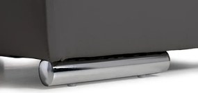 Moderné kožené kreslo LOREN II, sivá (madras - 128 grey)