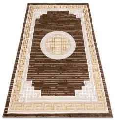styldomova Béžovo-hnedý FEME koberec 9096