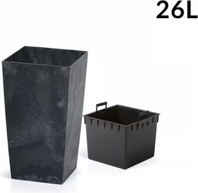 Květináč s vkladem Concreto 26 L antracit
