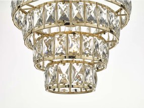 Där Lighting CER0135 - Luster na reťazi CERYS 1xE27/60W/230V zlatý