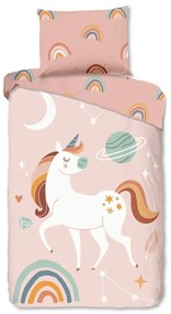 Flanelové detské obliečky na jednolôžko 140x200 cm Unidance – Good Morning