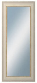 DANTIK - Zrkadlo v rámu, rozmer s rámom 50x120 cm z lišty GREECE biela (2639)