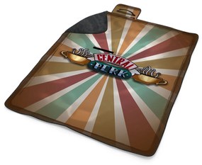 Sablio Plážová deka Seriál Priatelia CENTRAL PERK Abstrakcia: 200x140 cm