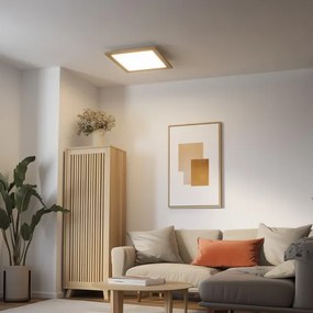 Eglo - LED Stm. prisadený panel POZZALLO LED/21W/230V 2700-6500K hnedá + DO