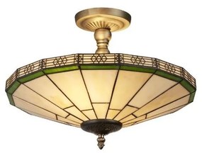 Searchlight 4417-17 - Tiffany prisadený luster NEW YORK 2xE14/40W/230V