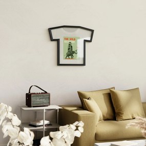 Čierny plastový rámček na stenu 50x54,5 cm T-Frame – Umbra