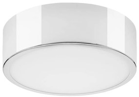 Stropné svietidlo DANTE 1xE27/60W/230V pr. 26 cm lesklý chróm
