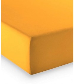 XXXLutz NAPÍNACIA PLACHTA, džersej, žltá, 100/200 cm Fleuresse - Obliečky & plachty - 0032730016