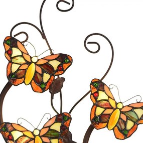 Nástenná lampa Tiffany Papillons - 32 * 68 cm G4 / 4 * 2W