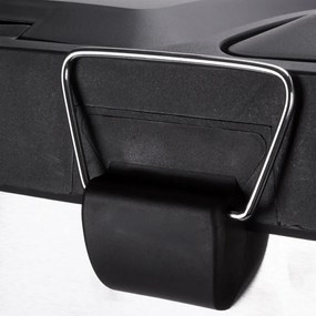 Oceľový odpadkový kôš 3x8 l na triedený odpad/nášľapný v matne striebornej farbe Tri Selectif – MSV