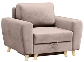 PROXIMA.store - Rozkladacie kreslo - prístelka s roštom MADERA DRUH LÁTKY: CONCEPT - 1