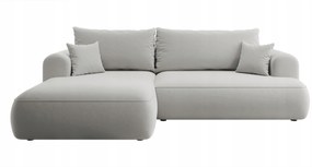 Rohová sedacia súprava Olivo I (L) (sivá čierna)