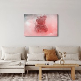 Obraz červeného dymu (90x60 cm)