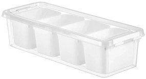 Úložný triediaci box, organizér 4v1 do chladničky (3,5 l) FRESH - 38x14x9
