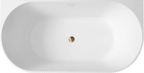 Rea Veneta, voľne stojaca akrylová vaňa 170x79x58 cm, biela, REA-W0254